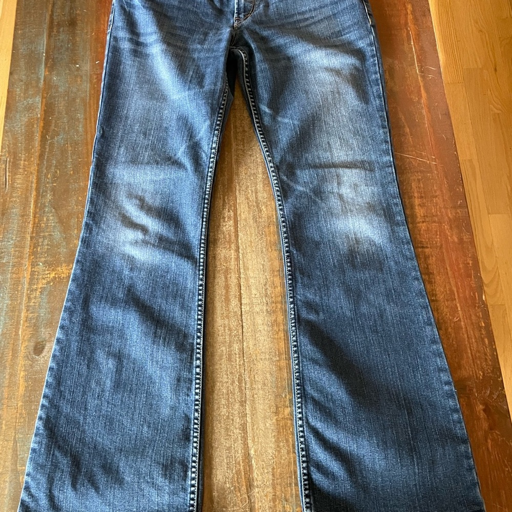 Silver Jeans Dark Blue Flare Women's Jeans
